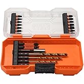 Klein Tools 33811B Drill and Driver Bit Set, 21-Piece, Impact Driver Set, Titanium Coated Drill Bits, Precision Machined, MODbox Compatible Storage Case, Tool Kit