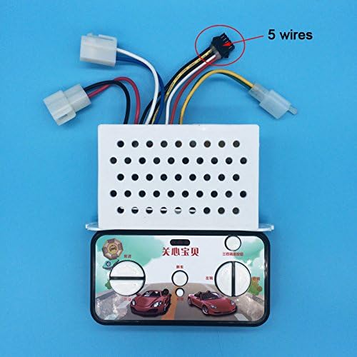 2.4G Bluetooth Remote Control and Receiver Kit Remote Controller Control Box Accessory for Children's Electric Ride On Toys Kids Power Wheels Car Toy Replacement Parts