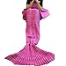 NOT HOME Mermaid Blanket, Mermaid Tail Blanket Warm Soft All Seasons for Kids,Sofa Quilt Living Room Super Sleeping Bags (Adult Pink, 71'' x 35.5'')