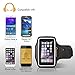 Gear Beast Sport Gym Running Armband for iPhone 6s Plus, 6 Plus, Note 7, 5, 4, S7 Edge, S6 Edge Plus, Motorola Moto X Pure, Droid Maxx 2, Droid Turbo 2, HTC One M9, Key Holder, Reflective Safety Band