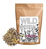 Wild Herbal Tea #7 Flu Fighter by Wild Foods - 8 Ingredient Tea with Peppermint, Elderflower, Rosehips, Anise, Thyme, Yarrow, Calendula, 100% Natural (4 ounce)