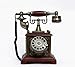 XICHEN Wood Retro Style Retro Rotary dial Corded Telephone Home and Office