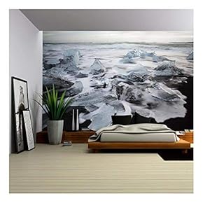 Iceberg Floating on The Sea - Removable Wall Mural | Self-Adhesive Large Wallpaper - 66x96 inches