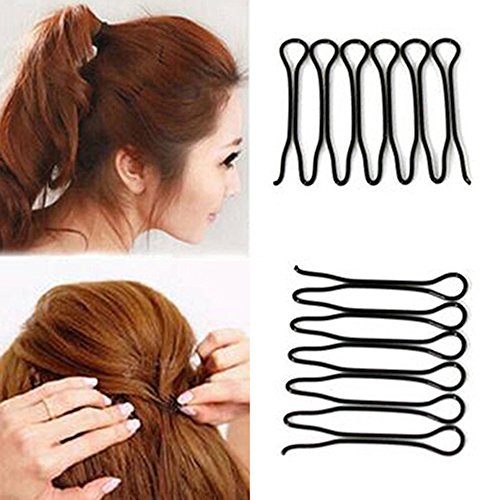 Women Fashion Styling Hair Clip Stick Bun Maker Hair Accessories Braid Tool (Pack of 4) - Thumbnail 4
