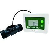 Savant Flow Totalizer and Flow Rate Meter 3/4" NPT Water Filter | For Water Filters, Gallon Counter, 0.8-14.5 GPM, Easy Operation, Memory Save