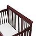Storkcraft Tuscany 4-in-1 Convertible Crib, Cherry Easily Converts to Toddler Bed, Day Bed or Full Bed, 3 Position Adjustable Height Mattress
