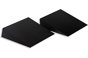 13" Foam Incline Stretch Wedge - Set of 2 - by Trademark Innovations (Black)
