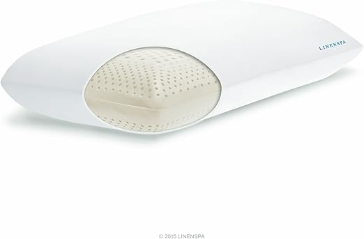 Amazon Com Linenspa Zoned Memory Foam Molded Pillow With