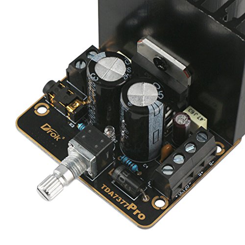 Car Stereo Amplifier Board, DROK 30W+30W Class AB Car Audio Amplifier 2.0 Dualchannel Immersion