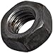 Steel Hex Nut, Plain Finish, Class 6, DIN 934, Metric, M2-0.4 Thread Size, 4 mm Width Across Flats, 1.6 mm Thick (Pack of 100)