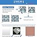 HUE DECORATION 6 Sheet Modern Peel and Stick Backsplash for Kitchen Decorative Self Adhesive Backsplash Tiles Stick on Backsplash Tiles for Kitchen 10