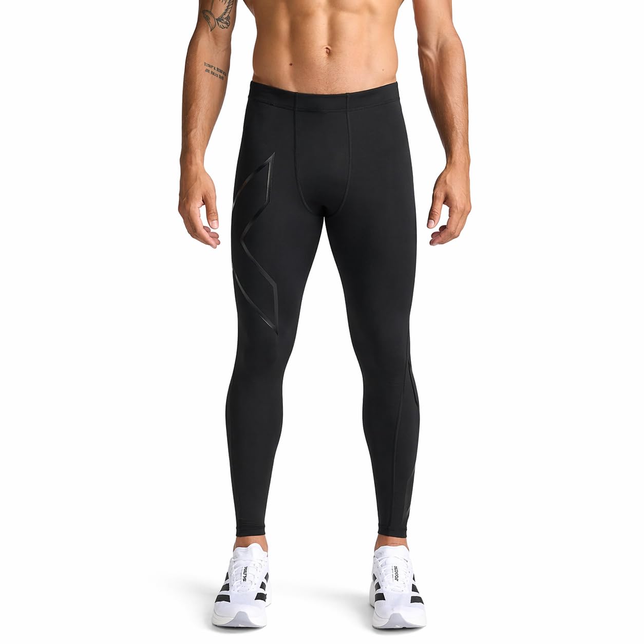 2XU Medias de compresión Core para hombre, negro/nero, talla pequeña