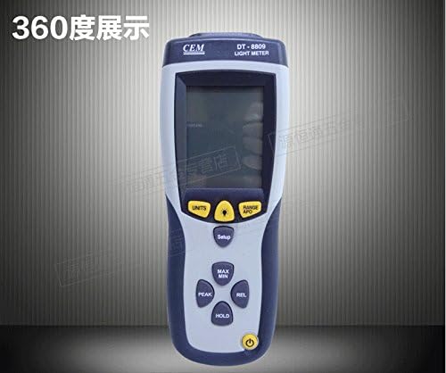 CEM DT-8809 professional illumination meter 400,000 LUX luminometer brightness meter USB