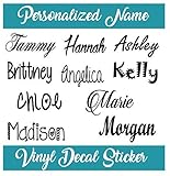 Custom Name Vinyl Decal Sticker I Yeti Rambler Decal Tumbler Cup Name Decal
