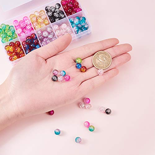 3 Pandahall+Handcrafted+Crackle+Lampwork+Assortment