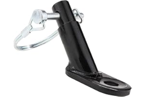 SNOWTING Bicycle Rear Racks Coupler Hitch Connector Attachment Angled Elbow for Instep & Schwinn Bike Trailers, Child, Cargo, Pet Bike Trailers Cycling Rear Carrier Mount Adapter Accessories Steel