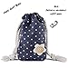 Dodo Babies Bandana Drool Bib Set – Eight 100% Cotton Bibs with Soft Polyester Lining, 2 Pacifier Clips, Binky Case, Blue Gift Bag for Baby Girl or Boy Shower – Adjustable Snap Fit for 3-24 Months