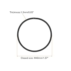uxcell Piston Ring Set, 2Pcs 40mm x 1.2mm Standard