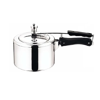 calix Eco Series Aluminum 3L Inner Lid Pressure Cooker(Silver)