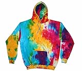 Colortone Tie Dye Hoodie XL Multi Rainbow