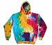 Colortone Tie Dye Hoodie XL Multi Rainbow
