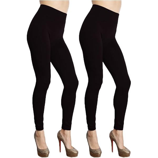 Fashionmic Heavy Weight Fleece Lined Leggings - One Size Fits Most, Ultra Warm, Many Colors