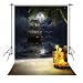 FUERMOR Background 5x7ft Pirate Ship Under Night Moon Photography Backdrop Studio Event Photo Props GEFU354