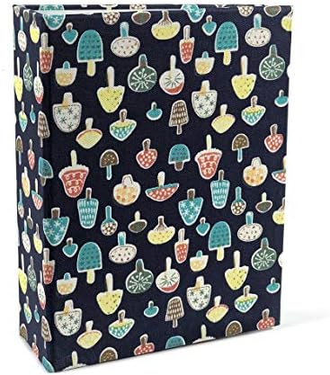 Edian Small Photo Album Baby Journal Album 4x6 Inches with Baby Belly Stickers (Mushroom, Cloth Cover)