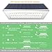WBESEV Solar Lights Outdoor Lamp 1100 Lumens (Max) 46 LED Motion Sensor Light Aluminum Alloy Housing Waterproof Wireless for Outdoor Security Garden Yard Wall Light (2018 Upgraded Version)