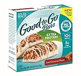 South Beach Diet Good To Go Bars, Extra Protein, Iced Cinnamon Pecan, 1.34 Ounce, 5 Count (Pack of 8)