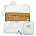 100% ORGANIC Bamboo Baby Bear Hooded Bath Towel & Washcloth Gift Set –Luxuriously Soft, Extra Large Towel With Hood & Hypoallergenic for Babies & Toddlers – Unisex - BONUS Baby Nail Clipper