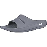 OOFOS OOahh Recovery Slide, Slate - Women’s Size 9, Men’s Size 7