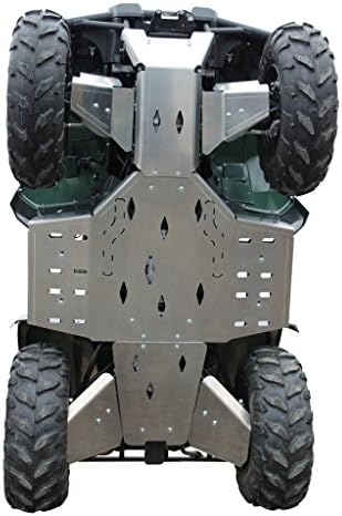 Skidplate Yamaha KODIAK 700, 2015- Complete set including rear and front A-Arm guards in 4mm (1 37/64 in) aircraft aluminum