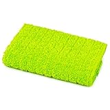 100-Percent Ring Spun USA Cotton Bathroom Wash Cloth, Tender Shoots Green