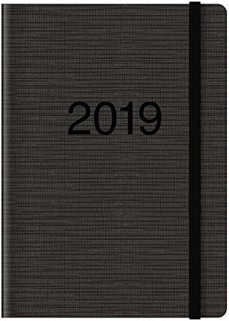 Letts 2019 Memo Weekly Planner - Hard Cover. Multilingual. 8-1/4 x 5-7/8. Black (CME3XBK-2019)