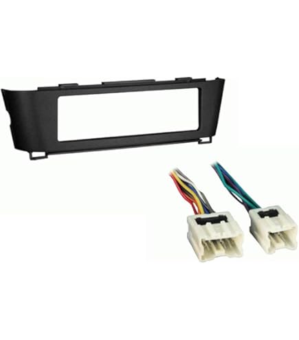 Car Stereo Dash Kit & Wire Harness For 1995-2005 Mitsubishi Eclipse, Eagle Talon & More