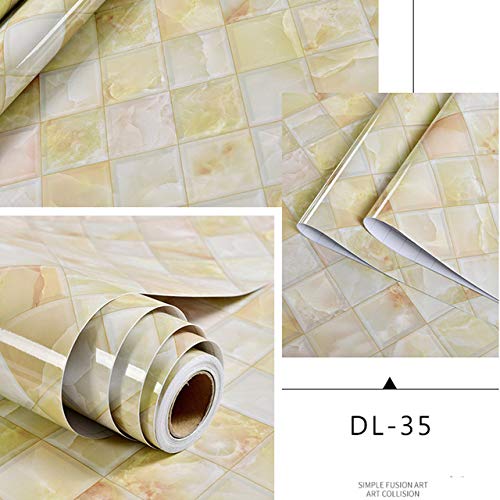 Homeydecor Self Adhesive Marble Vinyl Wallpaper Roll Furniture