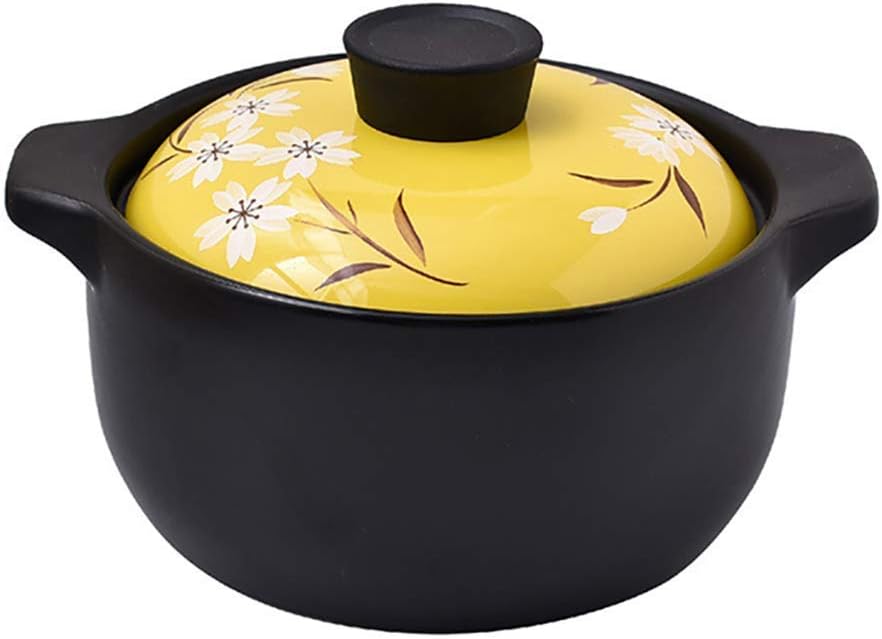 LIWI-Casserole En Argile Pot à Ragoût En Terre Cuite Casserole En Céramique Pot En Argile Sain