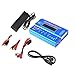 jrelecs B6 V3 Balance 80W Charger for 1-6 Cell Lipo, Li-ion, Life (A123), Pb 2-20V, 1-15 Cells NiCd and NiMH Batteries with 12V 6A AC Power Adapter