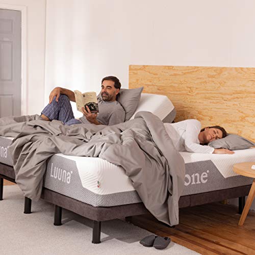 Cama Queen Articulada Luuna Rise, Zero Gravity, Anti-Ronco, App+Sem Fio, 5 Anos