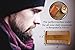 Beard Do Dual Action Wooden Beard Comb & Case - Natural Brown Pear Wood Anti-Static and Hypoallergenic Wood Pocket Comb - For Long and Short Beards & Mustaches with Fragrance Scent
