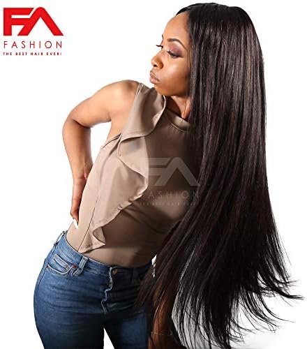 FA FASHION Brazilian Straight Hair 26 inch Bundle 7A Grade Unprocessed Virgin Human Hair Bundles (26")