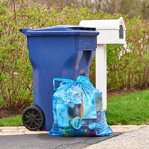 HEFTY BLUE TRASH BAGS, BLUE, 13 GALLON, 60 COUNT