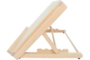 DIYEAH Wooden Folding Easel for Painting Adjustable Tabletop Art Stand Small Easel for Desk Use