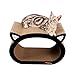 PetCheer Cat Face Ultimate Scratcher Lounge Bed with Catnip, Ovalthumb 4