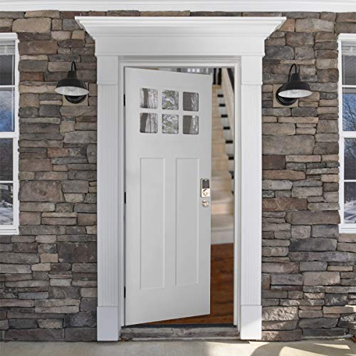 Amazon Basics Electronic Deadbolt Door Lock, Classic, Satin Nickel