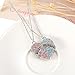 Lemonage Best Friend Necklace Crystal Pendant Magnet Jigsaw Heart Necklaces for Kids Girls Women, 2-Piece