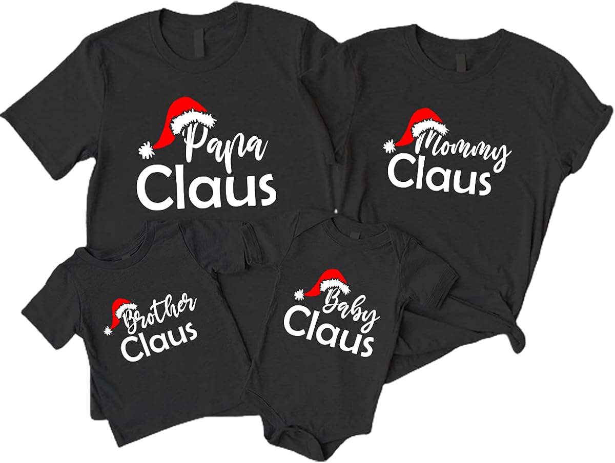 family matching shirts for christmas