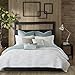 INK+IVY Pacific 140TC Coverlet Set, Full/Queen, Blue