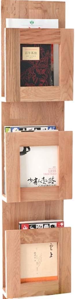 GAXQFEI Estante de Alenamiento de Oficina Estante de Madera Rústico de